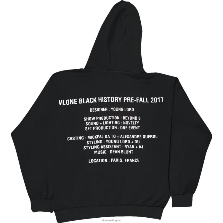 Black History Hoodie White Men Vlone HRJFR43 Top