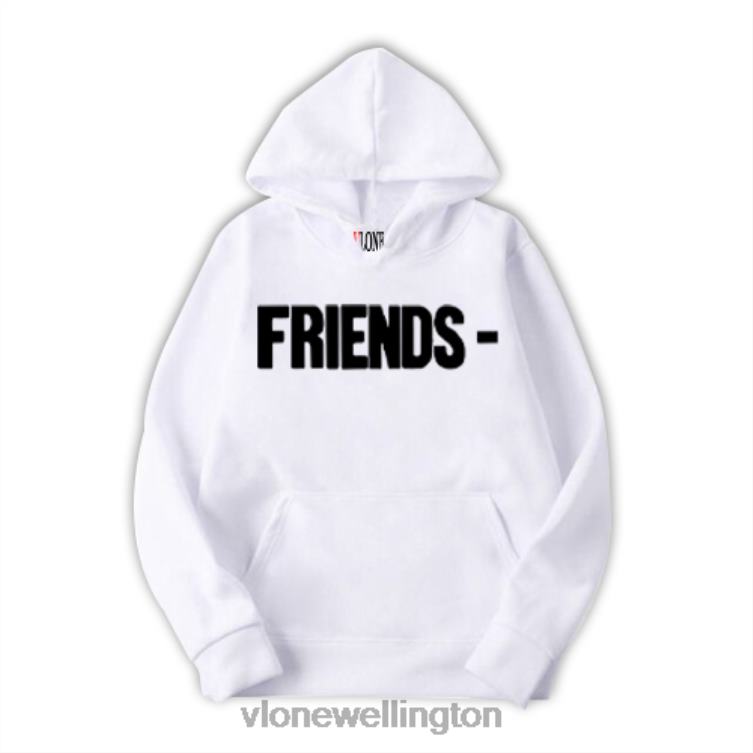 Blackout Friends Hoodie White Men Vlone HRJFR23 Top