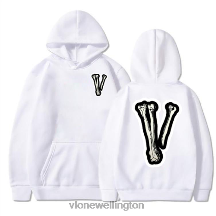 Bones V Skull Hoodie Men Vlone HRJFR94 Top