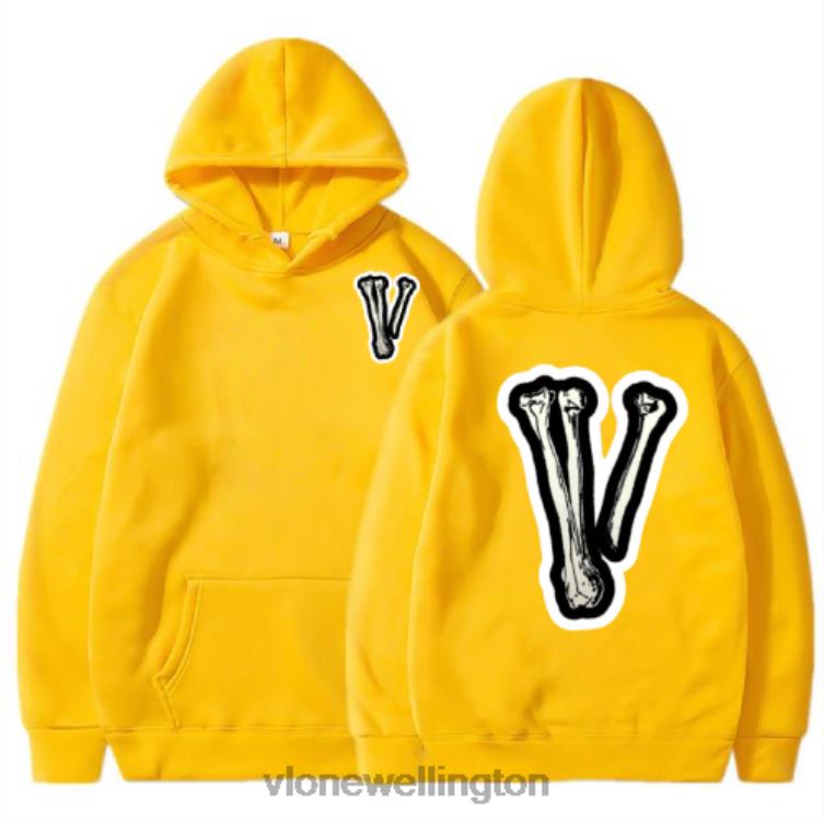 Bones V Skull Hoodie Men Vlone HRJFR94 Top