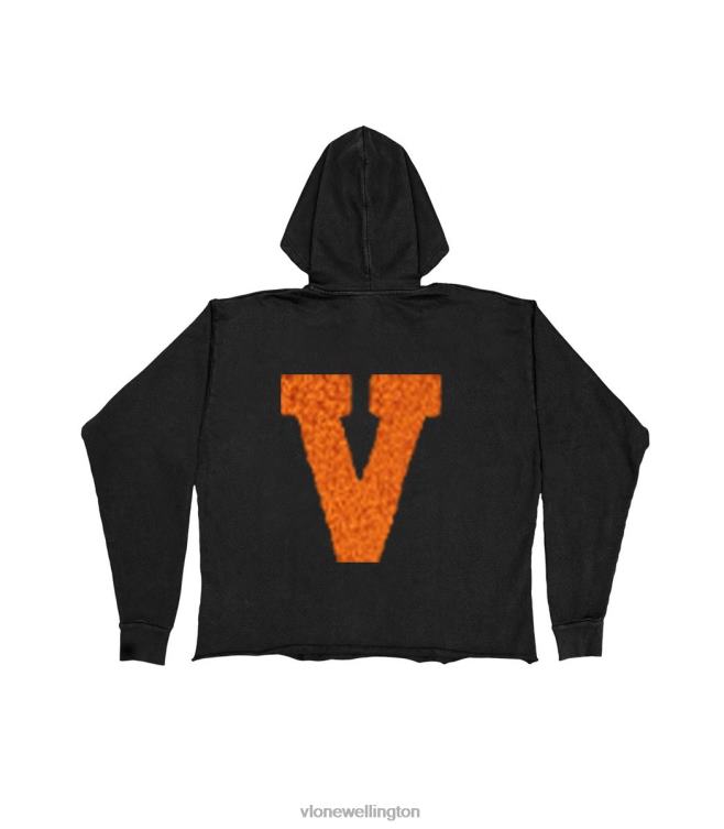 Chenille Hoodie Black/Brown Men Vlone HRJFR83 Top