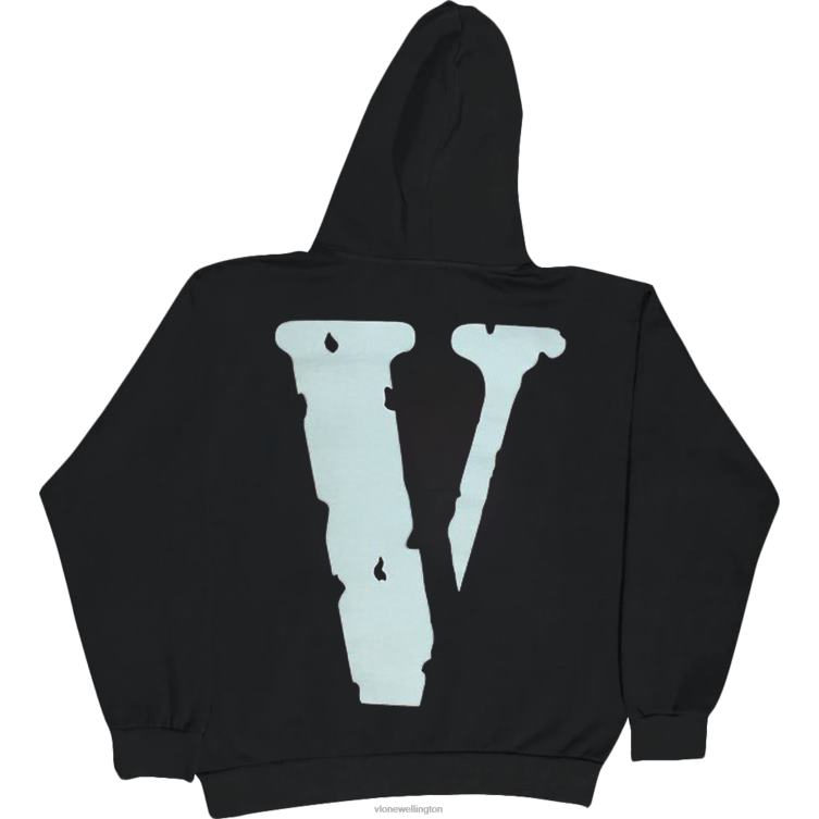 Chicago Chiraq Hoodie Black Men Vlone HRJFR44 Top