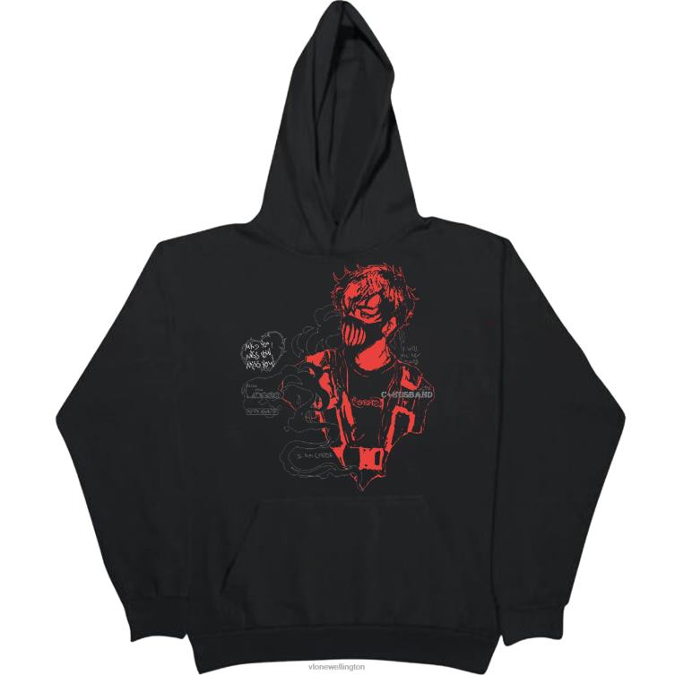 Corpse Husband Miss You! Pullover Hoodie Black Men Vlone HRJFR92 Top