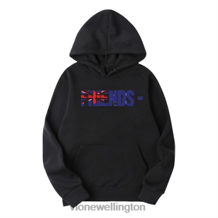 Friends Aus Hoodie Black Men Vlone HRJFR38 Top