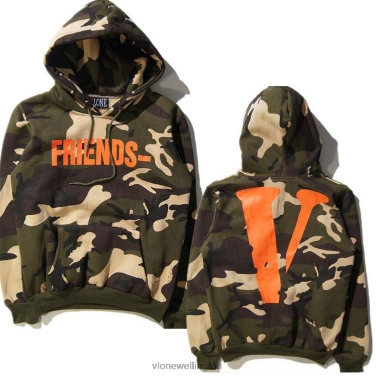 Friends Camo Hoodie Friends & V Staple Men Vlone HRJFR32 Top