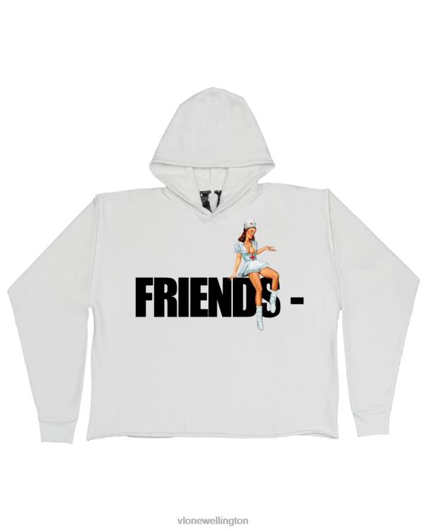 Friends Pin Up Hoodie White Men Vlone HRJFR25 Top