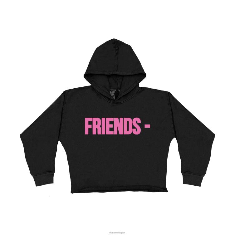 Friends Pink Hoodie Black Kids Vlone HRJFR29 Top