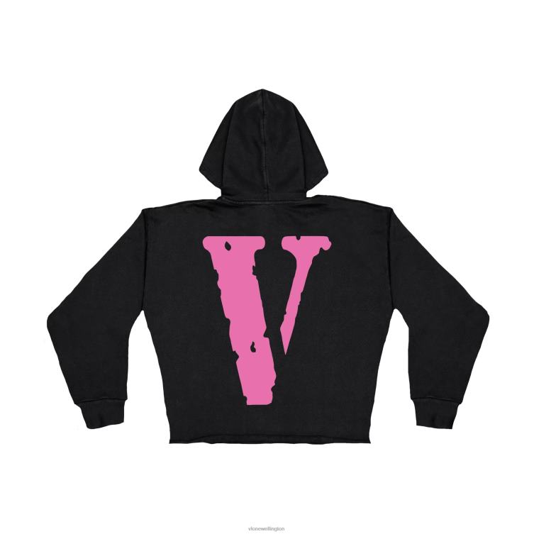Friends Pink Hoodie Black Kids Vlone HRJFR29 Top