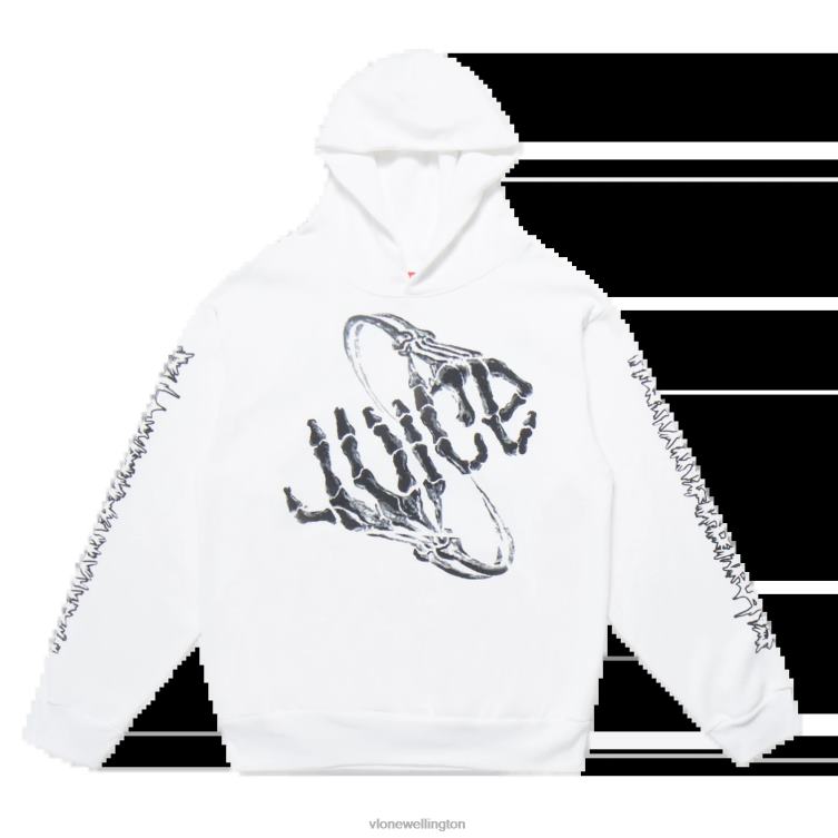 Juice Wrld Bones Hoodie White Men Vlone HRJFR5 Top