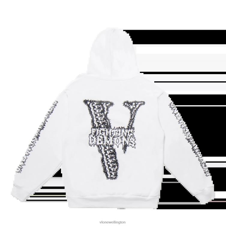 Juice Wrld Bones Hoodie White Men Vlone HRJFR5 Top