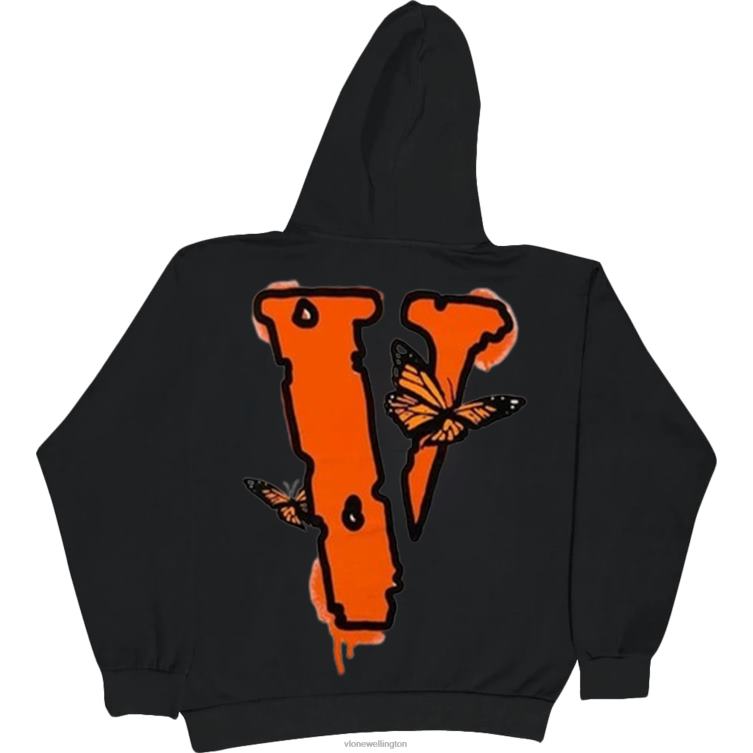 Juice Wrld Butterfly Hoodie Black Men Vlone HRJFR20 Top