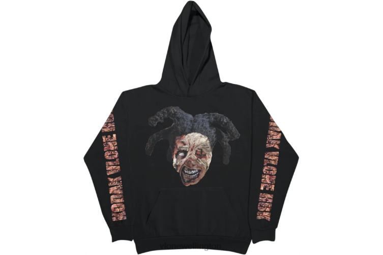 Kodak Black Zombie Black Hoodie Men Vlone HRJFR48 Top