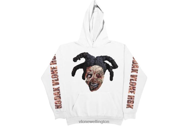 Kodak Black Zombie White Hoodie Men Vlone HRJFR49 Top