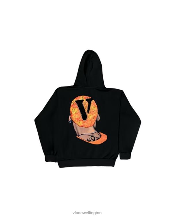 Rodman Airbrush Hoodie Black Men Vlone HRJFR89 Top