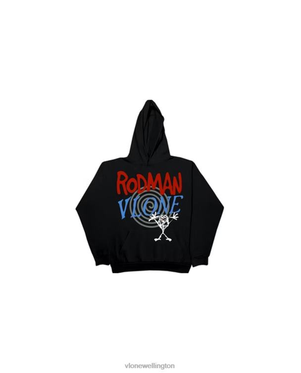 Rodman Pearl Hoodie Black Men Vlone HRJFR85 Top