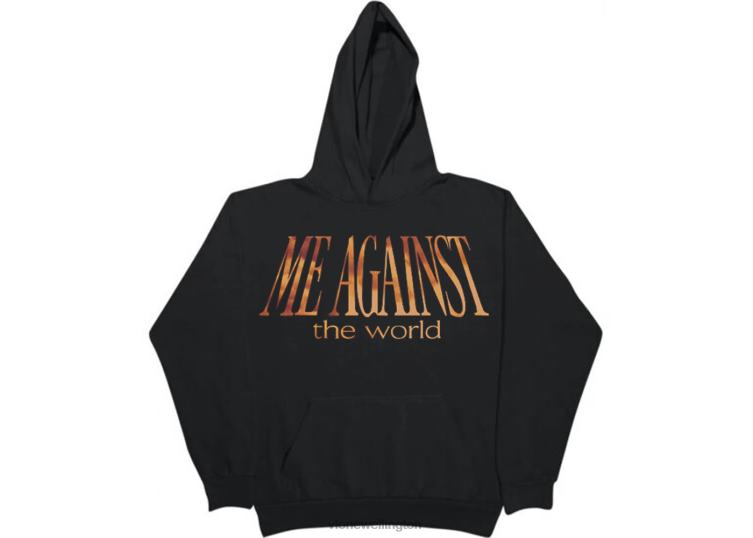 Tupac Me Against The World Black Hoodie Men Vlone HRJFR53 Top