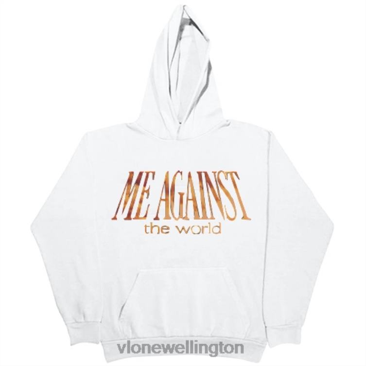 Tupac Me Against The World White Hoodie Men Vlone HRJFR52 Top