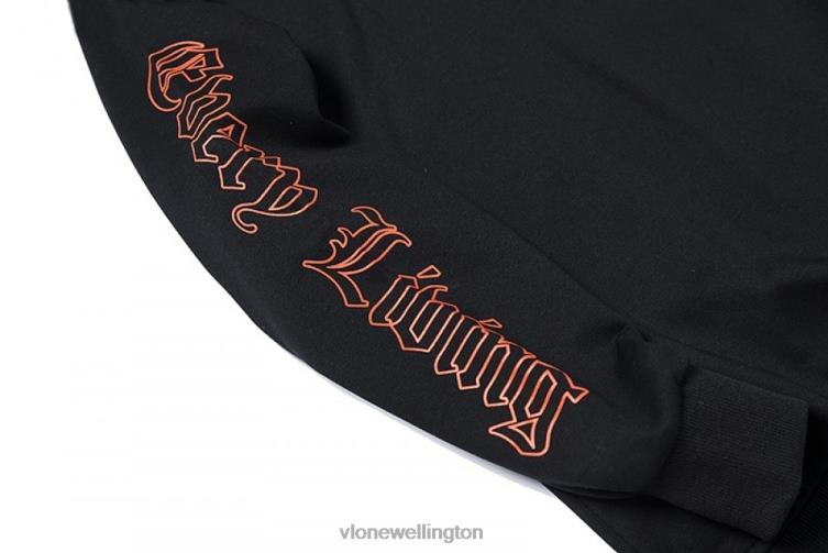 Off White Sweatshirt Black Men Vlone HRJFR386 Top