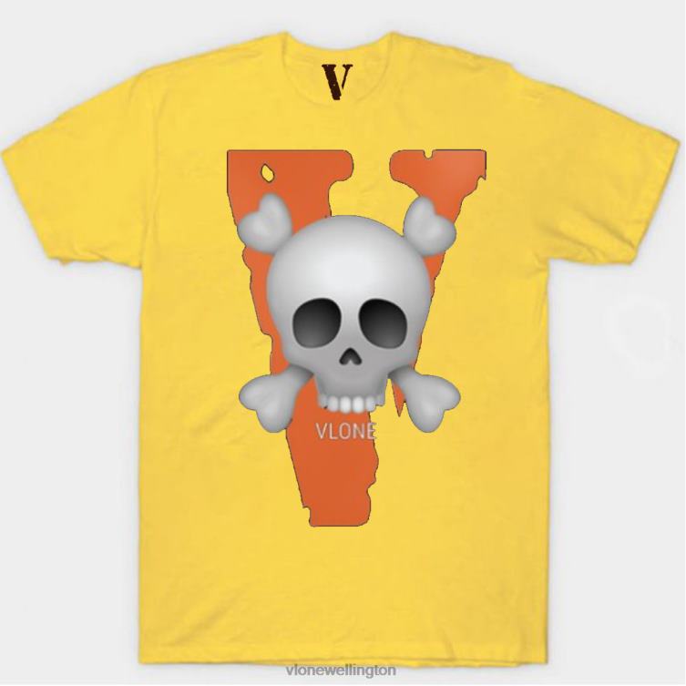Big V With Skull T Shirt Men Vlone HRJFR269 Top
