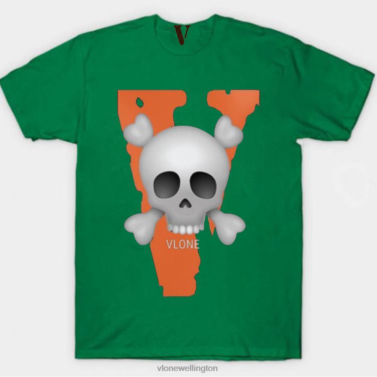 Big V With Skull T Shirt Men Vlone HRJFR269 Top
