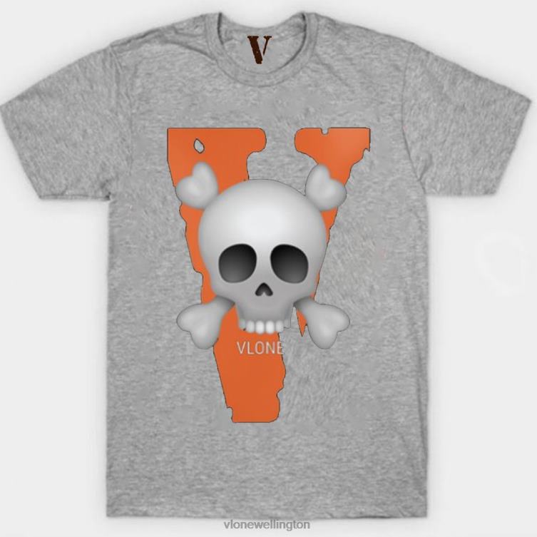 Big V With Skull T Shirt Men Vlone HRJFR269 Top