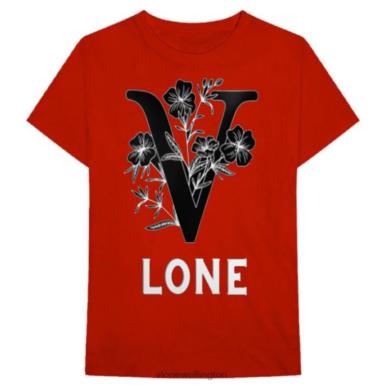 Black Flowers T Shirt Men Vlone HRJFR292 Top