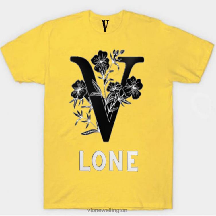 Black Flowers T Shirt Men Vlone HRJFR292 Top