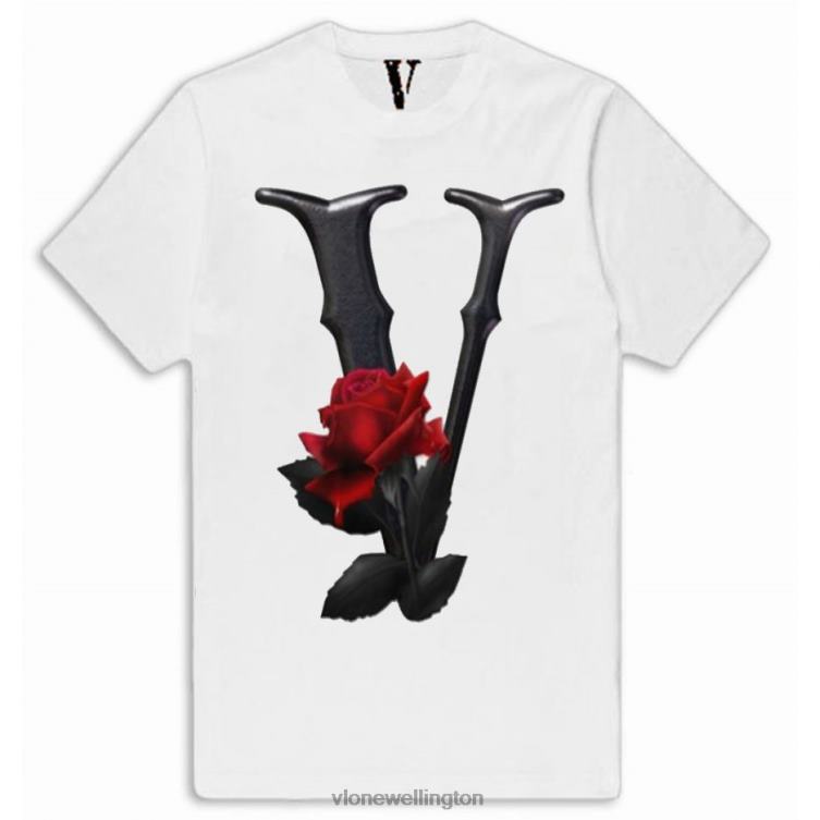 Black & Red Flower T Shirt Men Vlone HRJFR301 Top