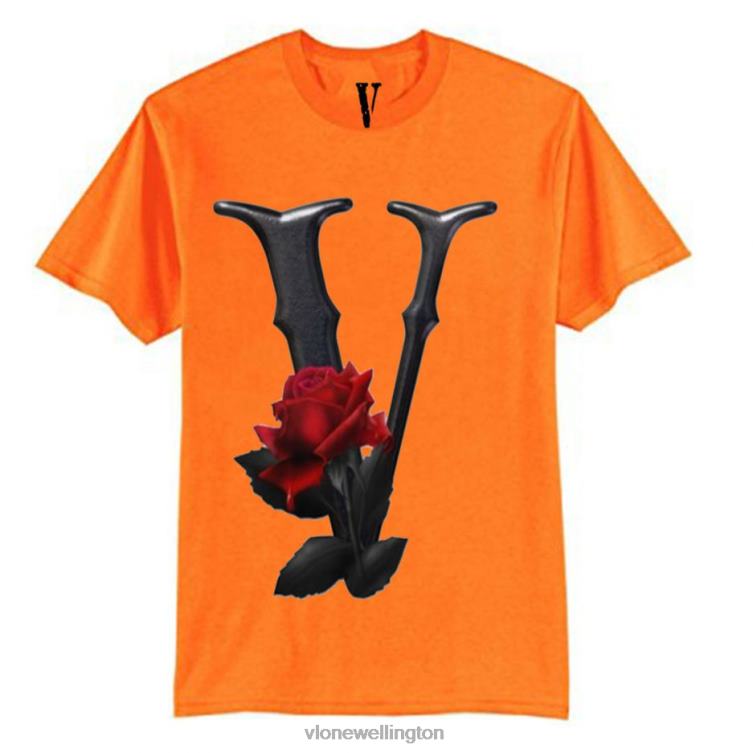 Black & Red Flower T Shirt Men Vlone HRJFR301 Top