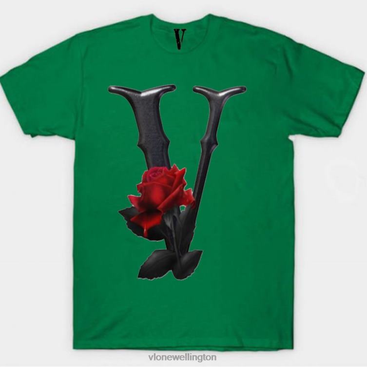 Black & Red Flower T Shirt Men Vlone HRJFR301 Top