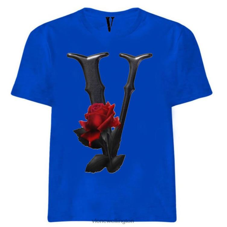 Black & Red Flower T Shirt Men Vlone HRJFR301 Top