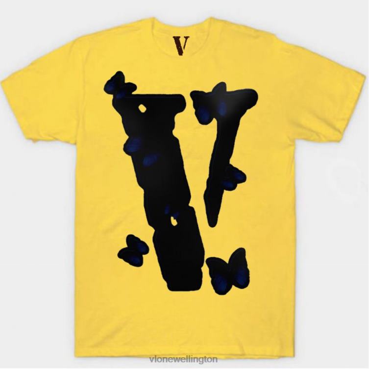 Black Shape Butterfly T Shirt Men Vlone HRJFR272 Top