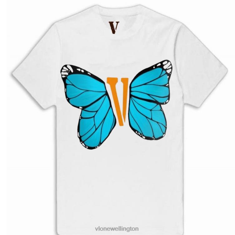 Blue Butterfly T Shirt Men Vlone HRJFR276 Top