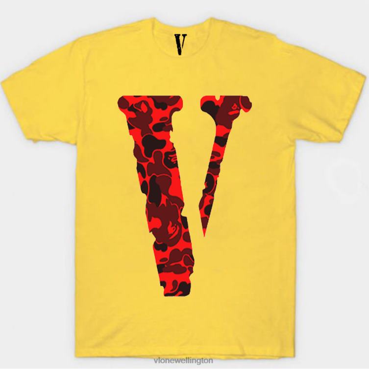 Camo T Shirt Men Vlone HRJFR126 Top