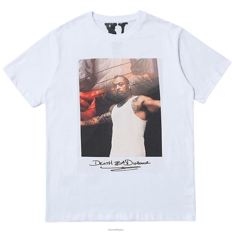 Death B4 Dishonor White T Shirt Men Vlone HRJFR204 Top