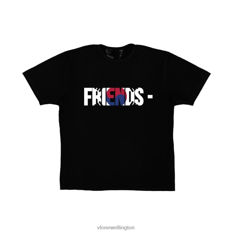 Friends Kor T Shirt Black Men Vlone HRJFR257 Top