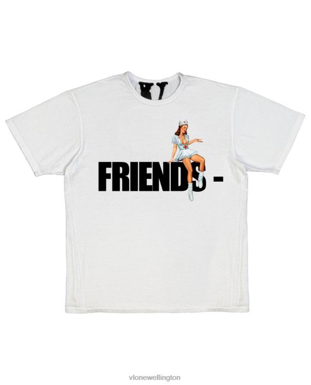 Friends Pin Up T Shirt White Men Vlone HRJFR170 Top