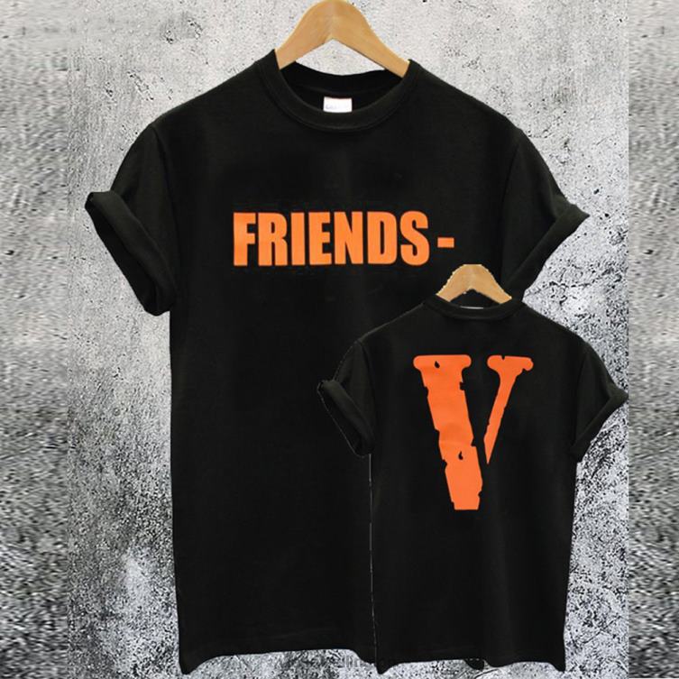 Friends Print T Shirt Men Vlone HRJFR366 Top