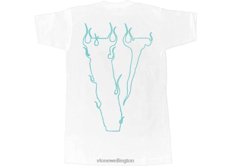 Interscope Records F&F White T Shirt Men Vlone HRJFR199 Top