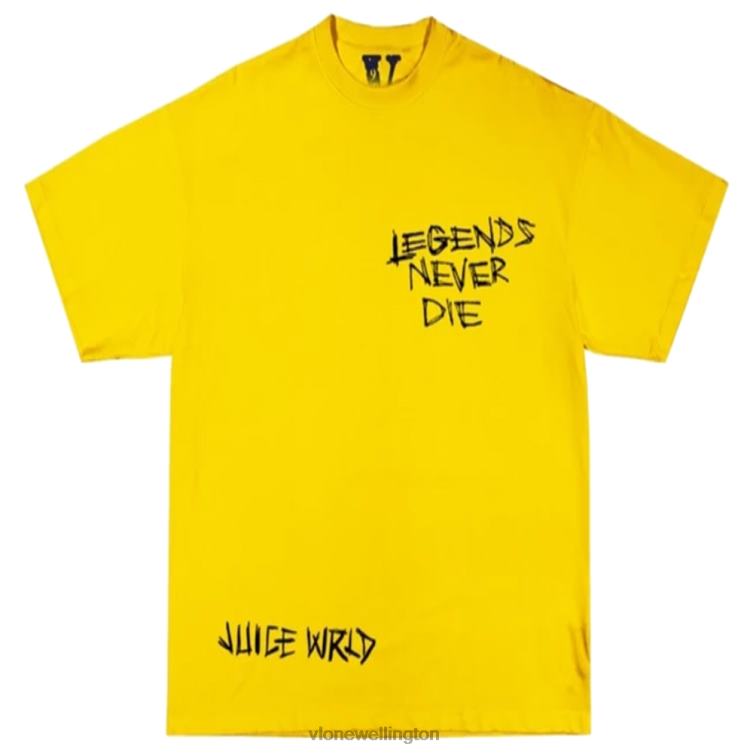 Juice Wrld Inferno Tee Yellow For Adults Men Vlone HRJFR150 Top