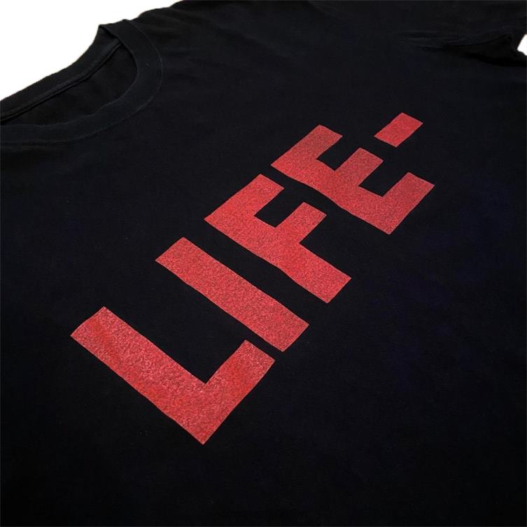 Life Tee Black Men Vlone HRJFR226 Top