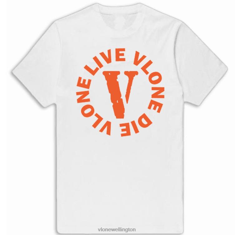Live Die T Shirt White Men Vlone HRJFR184 Top