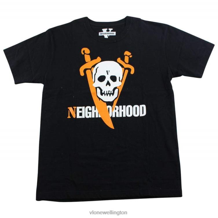 Neighborhood Skull Logo T Shirt Men Vlone HRJFR254 Top