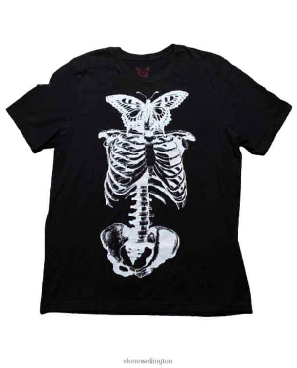 Playboi Carti Butterfly Skeleton Tee Black Men Vlone HRJFR166 Top