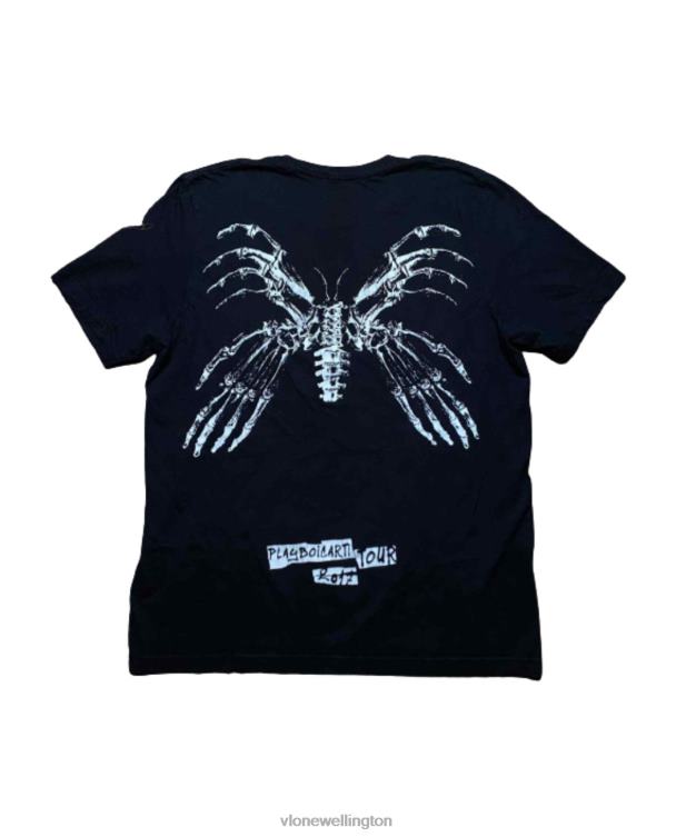 Playboi Carti Butterfly Skeleton Tee Black Men Vlone HRJFR166 Top