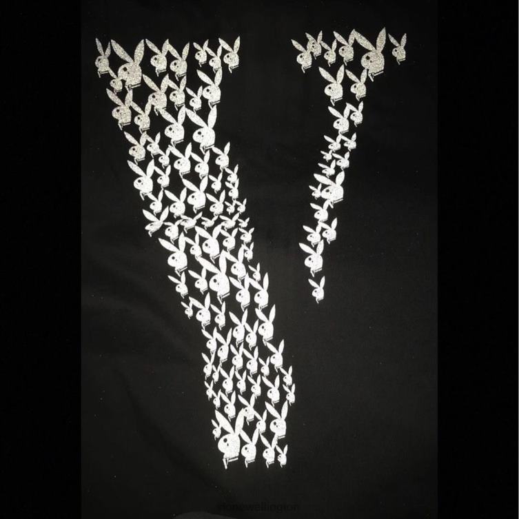 Playboy Carti Bunny Black T Shirt Men Vlone HRJFR201 Top