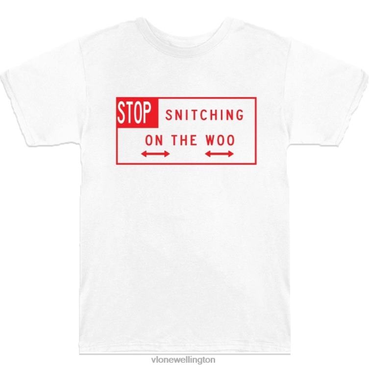 Pop Smoke Stop Snitching T Shirt Men Vlone HRJFR335 Top