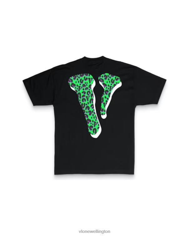 Rodman Cheetah T Shirt Black Men Vlone HRJFR137 Top