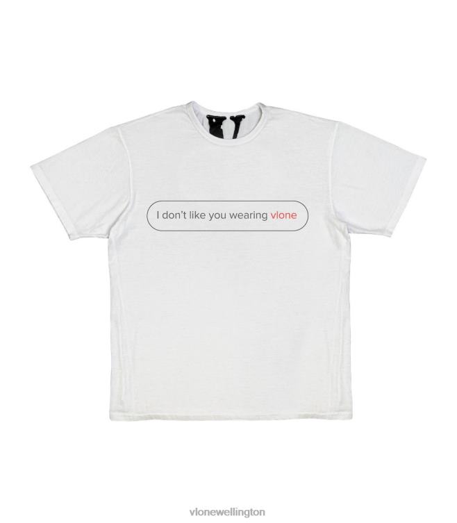 Text Message T Shirt White (With V) Limited Edition Men Vlone HRJFR132 Top