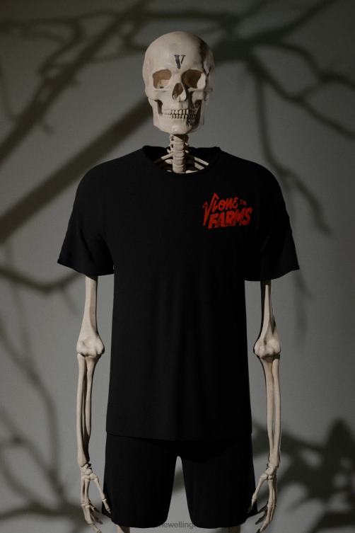 Too Relaxed Farmer T Shirt Black Men Vlone HRJFR103 Top